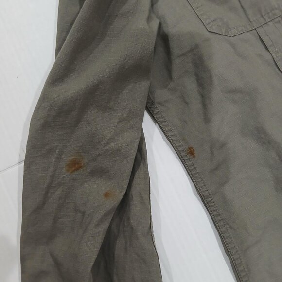 Point Zero Military Green Obama Patches Shirt/Jacket size XL. - Picture 8 of 14